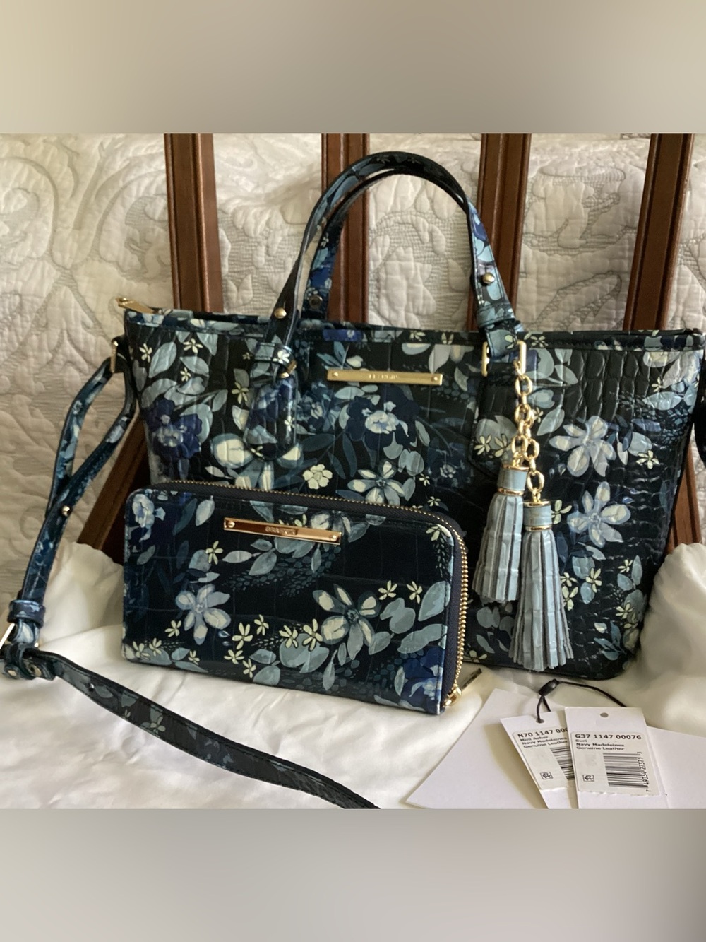 Brahmin Madeleines Mini Asher with Wallet